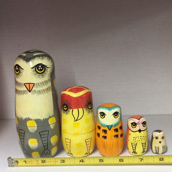 New Owl Nesting Dolls - Picture 2 of 14